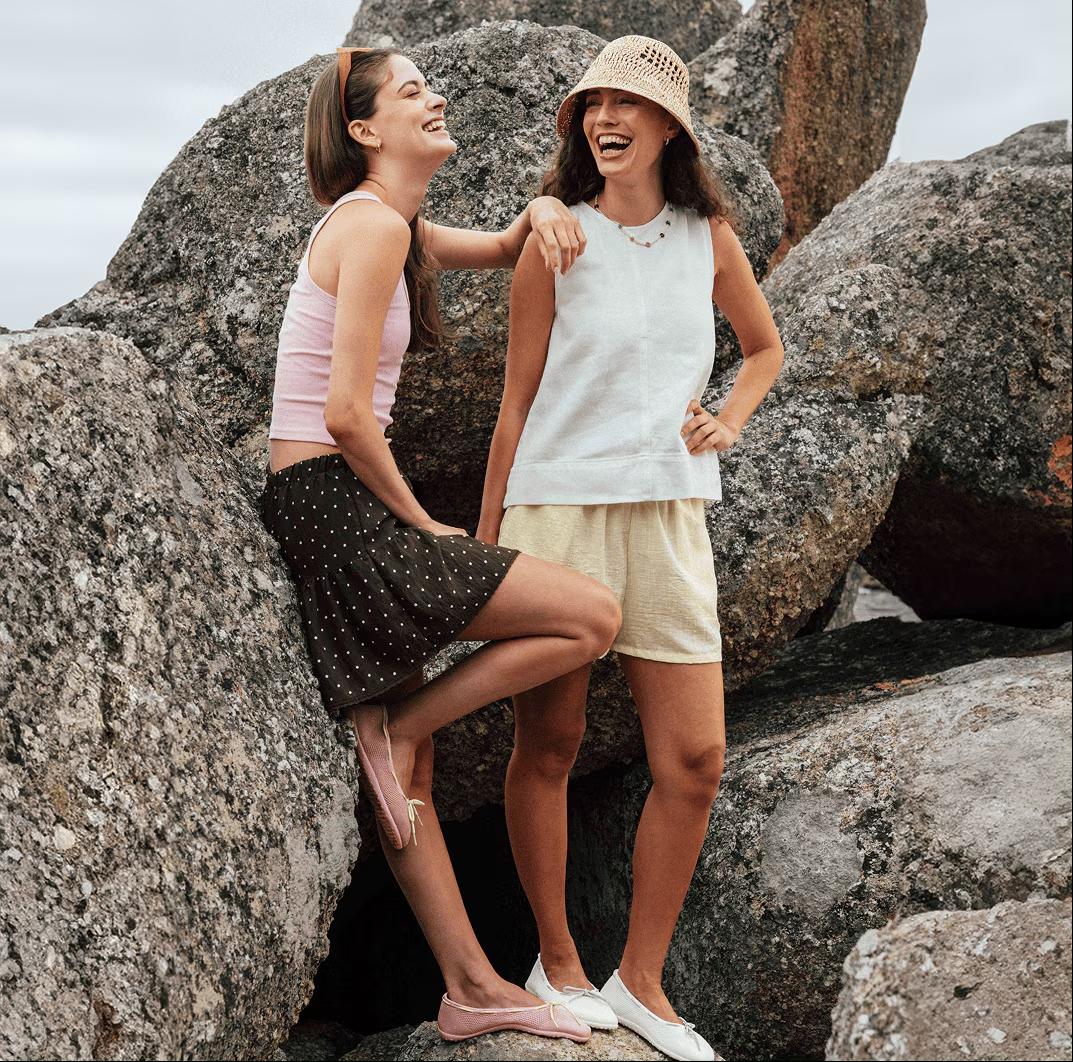 VIVAIA Round-Toe Mesh Barefoot Flats, Wide Feet Friendly, Mashine Washable, Ultra Lightweight, Summer Flats, Comfortable Ballet Flats, Suitable for Shopping, Vacations, Commute(Nika)