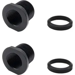 Thread Protector, 1/2 x 28 Converted to 5/8x24 with Pressure Washer Steel (2-Pack)