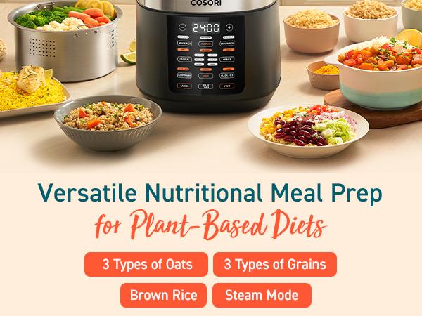 [Live] COSORI 18-in-1 Multi Rice Cooker 5-Quart: Rice, Slow Cooker, Steamer, 24H Warmer, Fuzzy Logic,Nonstick,50 Recipes,Kitchen Appliances Electric