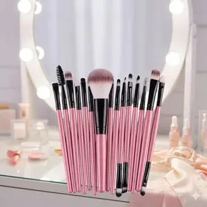 Dual-Ended Makeup Brush Set, Face Makeup Brush, Eyeshadow Foundation Blending Concealer Contouring Highlighter Bronzer, 5 15 20 Pcs Professional Cosmetic Tools for Daily Makeup, Dual-Head Design Saves Time, for Beginners and Experts