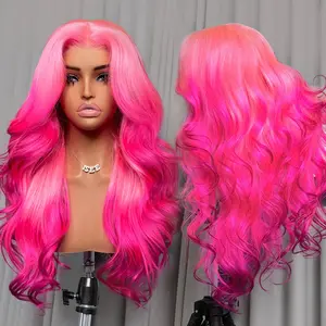 【New In】ISEE HAIR Wear Go 7*5 Ombre Pink Pre-Styled Butterfly Cut Body Wave Pre-Plucked & Pre-Cut Lace Front Wig Bold Barbiecore Glueless Human Hair#SpringStatements