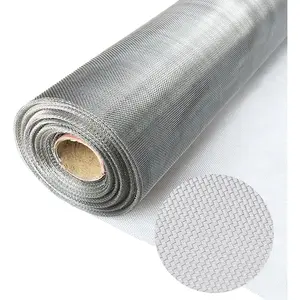 304 Stainless Steel Screen Roll 47 inch x 98 feet Window Screen Mesh 20 Mesh Woven Wire Mesh Patio Screen Mesh Door Screen Replacement Mesh Roll