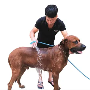 2026 Best-Selling Pet Bathing Gadget Dog Cleaning and Grooming Tool Pet Bathing Massage Water Spray Showerhead Massage Brush for At-Home Pet Grooming