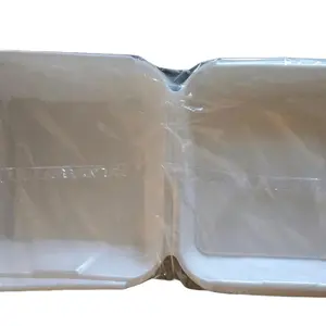 Genpak Foam Food Containers 8x8 200 Containers - Original Packaging, Durable Construction, Ideal for Food Storage