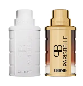 (2pc Bundle Pack) Zermatt + Ombrelle by Parisbelle Extrait De Parfum Spray, 3.4oz
