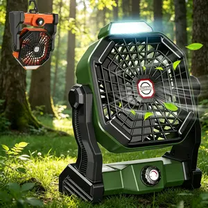 7800mAh Portable Rechargeable Fan, USB Emergency Cooling for Camping Party Picnic, Battery Operated Ceiling Table Fan for Tent Outdoor Father’s Day Gift,Mother's Day gifts, party gifts, party supplies