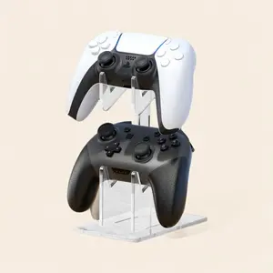 Game Controller Display Stand, Acrylic Game Controller Holder, Console Accessories Display Stand for PS5 Xbox ONE Switch