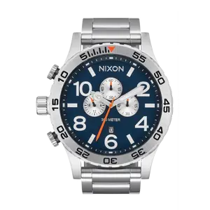 NIXON 51-30 Chrono Silver/Midnight A1389 5210-00