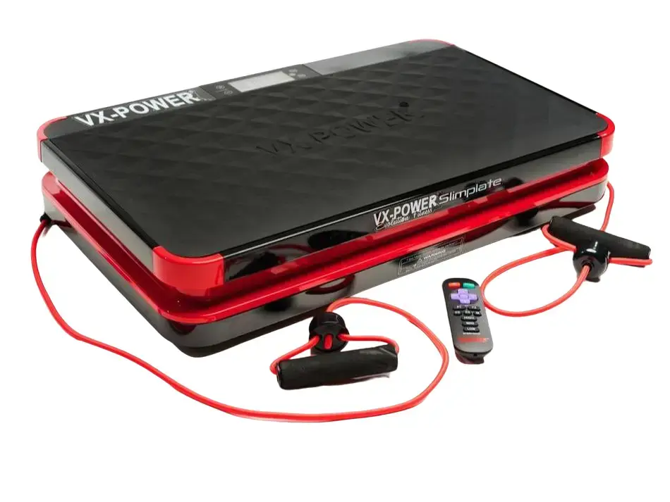 VX-POWER Ultra-Slim Digital Vibration Plate, Silent Mode Home Exercise Equipment, Workout Fitness Equipment for Home Gym Indoor Use, Powerful, 20 Speeds