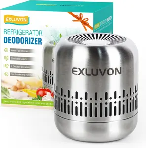 Refrigerator Deodorizer,Lasts for 10 Years Fridge Deodorizer Kitchen Gadgets Air Purifier Odor Eliminator for Fridge & Freezer, Car, Closet, RV and New Home,More Effective Than Baking Soda