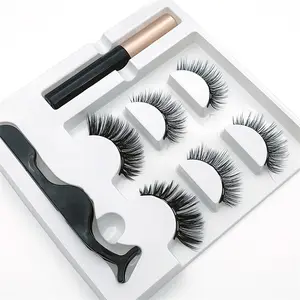 Magnetic Eyelash Extensions, Reusable & Waterproof, Includes Tweezer & Liquid Eyeliner, Perfect for Daily Wear & Special Occasions, Cosmetic