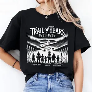 Native American History Shirt – Indigenous Heritage Journey Graphic Tee, Cultural Awareness T-Shirt, Vintage Native Design, Unisex Top
