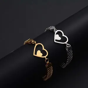 Love bracelet hollow smooth piece chain hand jewelry daily matching