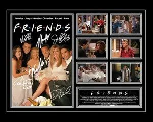 Friends Cast Signed Limited Edition POSTER PRINT UNFRAMED Memorabilia