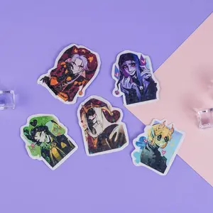 5 ops The Freak Circus Cutest Sticker Set | Anime Character  Stickers Gifts