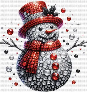 Rhinestone snowman