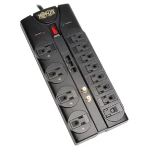 Tripp Lite 12-outlet 8-ft Cord 2880 Joules Tel-modem Ethernet Coaxial Protection - Pro