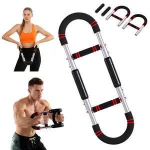 Soges Twister Arm Trainer for Men & Women, Adjustable Chest Fitness Workout Equipment for Home Gym with Anti-Slip Handles, Detachable Portable Muscle Builder Strength Training for Upper Body Exercise