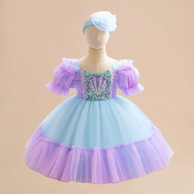 open lace back dress Our Original Mermaid Princess Twirl Dress – Only Little Once