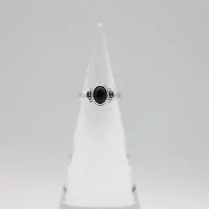 James Avery Retired 925 Sterling Silver Black Onyx Ring Size 7