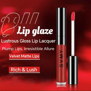 Shiny Velvet Lip Gloss, Long-Lasting Matte Finish, Hydrating Lip Balm, Perfect for Daily Use, Available in Multiple Shades, Glossy, Lip Glaze