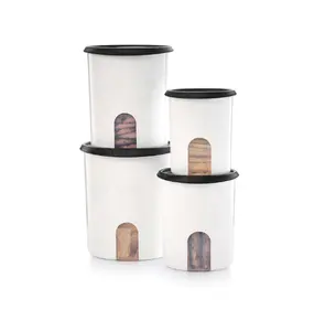 4 Piece Canister Set - Comprising 4 Canisters with Various Features and Compatibility
