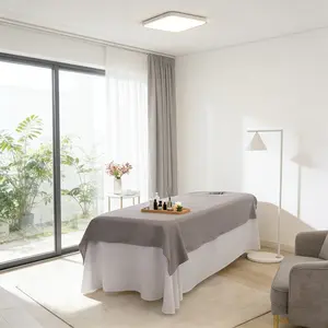 Massage Bed Sheet for Beauty Salon, Washable Hole Design, Universal Fit for All Seasons, Comfortable Therapy Bed Cover