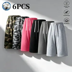Men’s basic solid-color shorts, slim fit suitable for summer, soft and skin-friendly, loose cut ideal for everyday casual wear. Suitable for workouts and walking, durable and resistant to deformation—an ideal choice for outdoor activities in summer, every