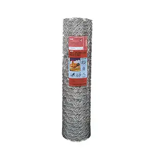 212 MAIN Galvanized Steel Reinforced Hexagonal Mesh Poultry Netting, 36in x 150in x 2in, for Poultry Enclosures, Garden Raised Beds, Home Improvement - Ideal as Decorative Supports, Insulation Retainers, Storage Bins