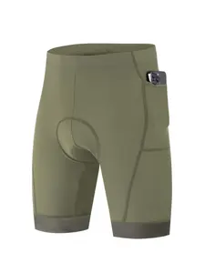 Men's Performance Cycling Shorts with 3D Pad, Road and Mountain Breathable Quick-Dry, 3 Pockets Bike Shorts for Comfort and Style