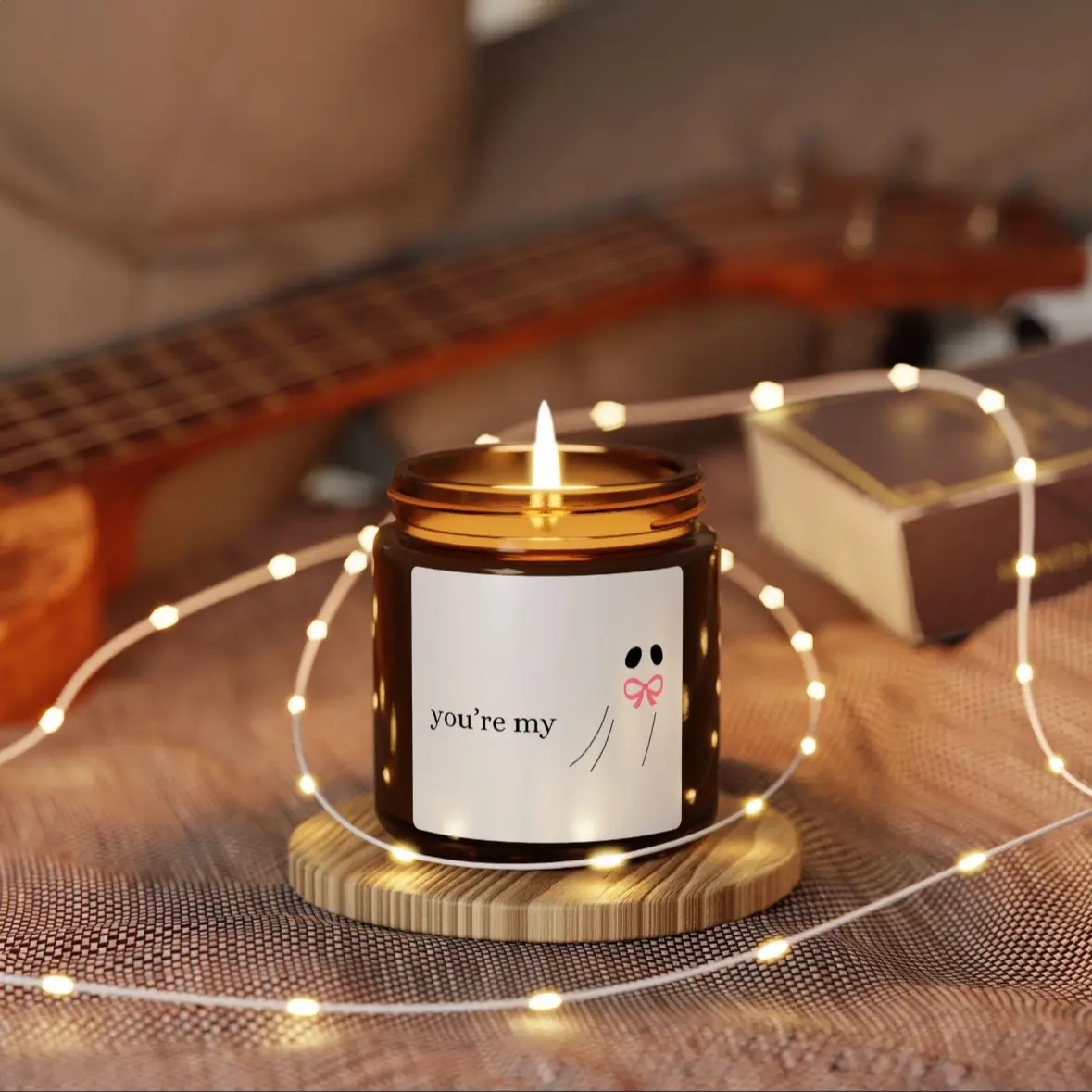Boo Candle - Perfect for Halloween Decor and Ornaments