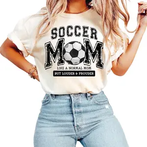 Soccer Mom, Varsity, Distressed, Soccer mama, Loud and Proud Soccer Mom Soccer Mom, Soccer Mama Casual Comfort