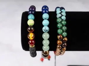 7 Chakra Healing Crystals Bracelet, Bead Bracelets for Women Men, Crystal Jewelry, Natural Gemstone, Energy Crystal, Spiritual Bracelet