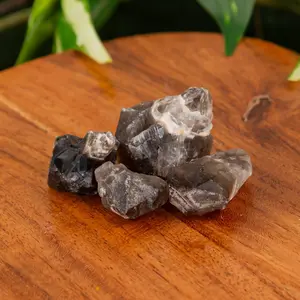 Down to Earth Smoky Chevron Amethyst Points Raw 1pc