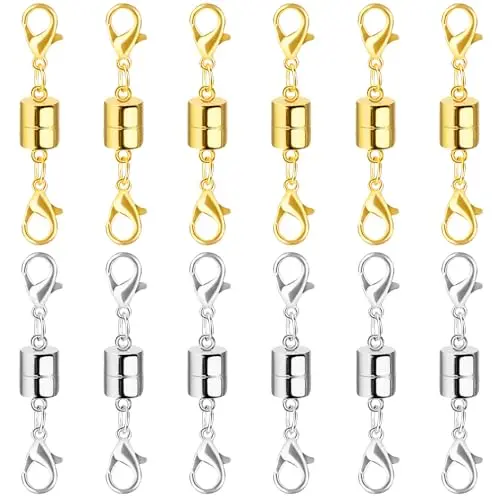 12Pcs Gold and Silver