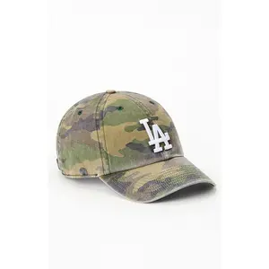 47 Brand Women's LA Dodgers Camo Clean Up Dad Hat