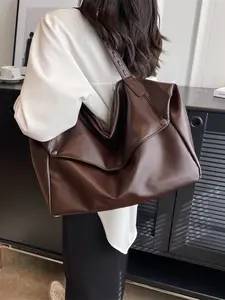 Women's Large Capacity Shoulder Bag, Stylish Handbag for Everyday Use, Trendy Commuter and Shopping Tote