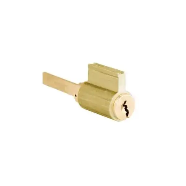 ASSA Abloy Accentra 1802SH606 Bump Resistant High-Performance Institutional Door Lock Cylinder - 6 Pin, Single Section SH Keyway, 1.69 Inch, AU5400LN US4 606 Satin Brass, for Key-in Levers, Cylinder Lock, Door Locks