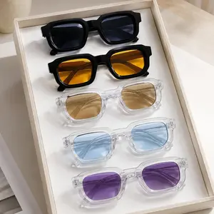 5 PCS Retro Small Frame Sunglasses, Trendy Casual Eyewear for Men & Women, 100% UV Protection Sun Glasses, Ideal for Outdoor Parties, Travel, Driving, Gifting & All Seasons