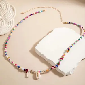 Bohemian Beaded Shell Shell Waist Chain for Women Ethnic Style Irregular Rice Bead Conch Beach Body Chain Party Jewelry Gifts