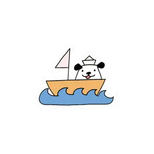 Boat Dog Sticker