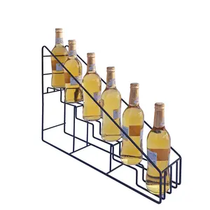FixtureDisplays® Coffee Syrup Bottle Rack Wire Rack Bottle Glorifier Display Stand Rack Bar Liquor Display 10031-NF