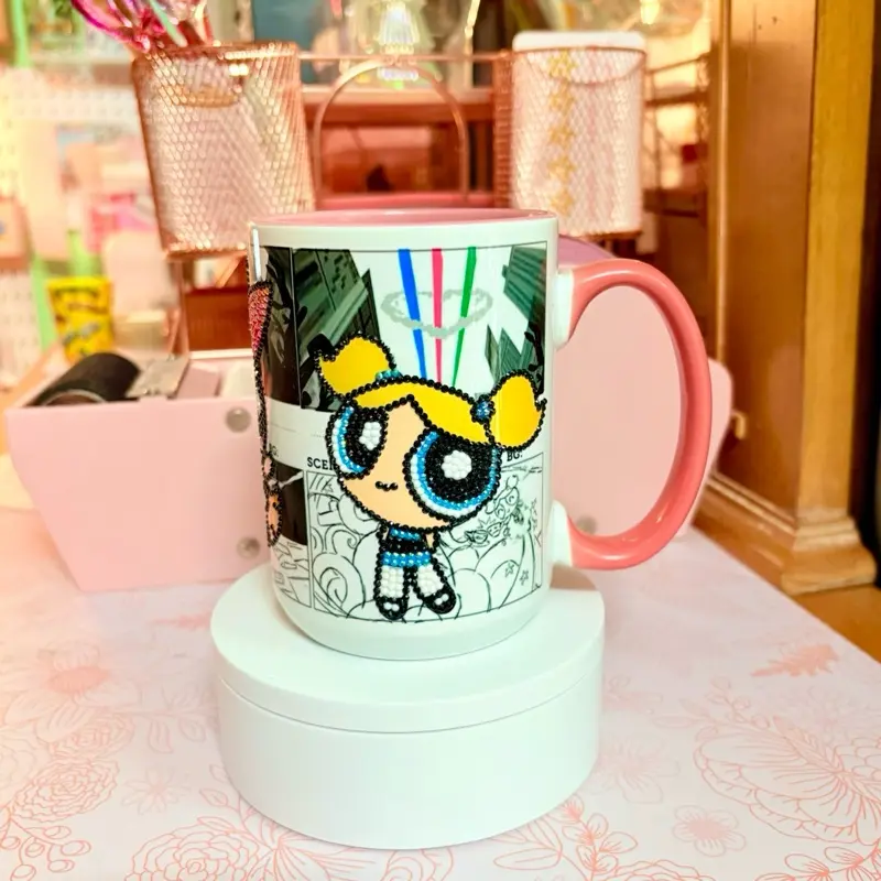 Powerpuff girls mug: blossom, bubbles, buttercup