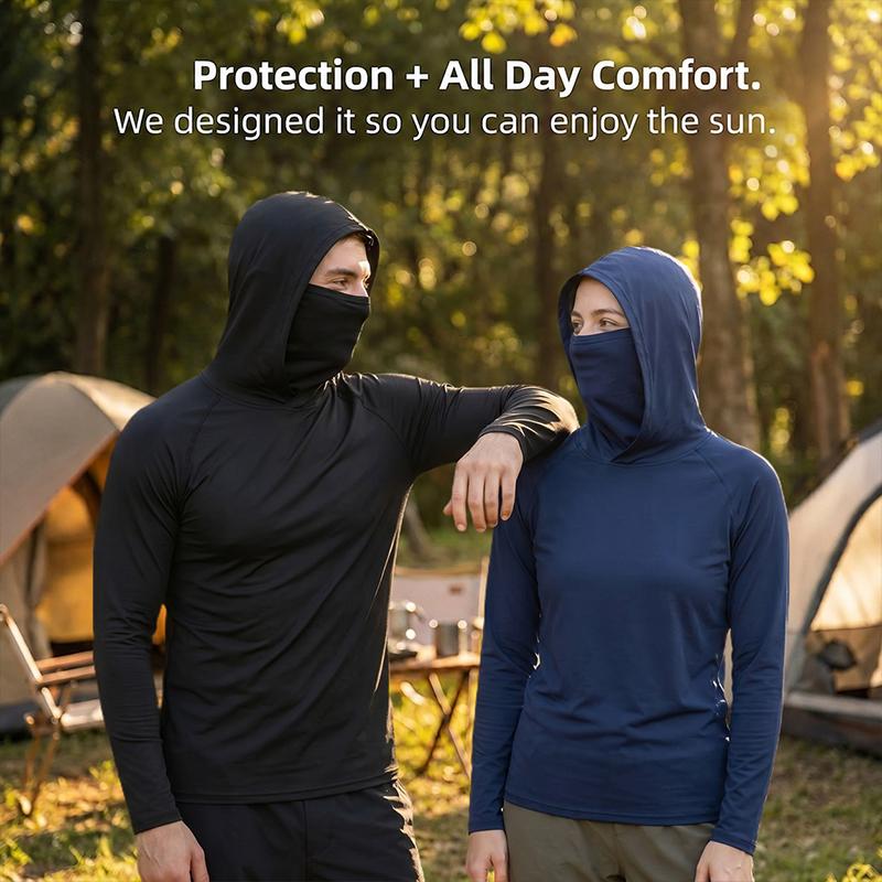 6/3 Pack Men's UPF Sun Protection Slim-Fit Long Sleeve Compression Hooded Shirts - High Stretch, Quick Dry, Breathable Athletic Tops with Attached Drawstring Mesh Face Mask, Lightweight Cooling Activewear for Fishing, Outdoor Work, Ideal for Husbands 6/3 Pack Men's UPF Sun Protection Slim-Fit Long Sleeve Compression Hooded Shirts - High Stretch, Quick Dry, Breathable Athletic Tops with Attached Drawstring Mesh Face Mask, Lightweight Cooling Activewear for Fishing, Outdoor Work, Ideal for Husbands
