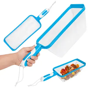 The Skimmie Swim-N-Scoop Multi-Purpose Skimmer Tool with Fine Mesh & Durable ABS Plastic for Hot Tubs Fountains Kiddie Pools Above Ground In-Ground Pools Cold Plunges