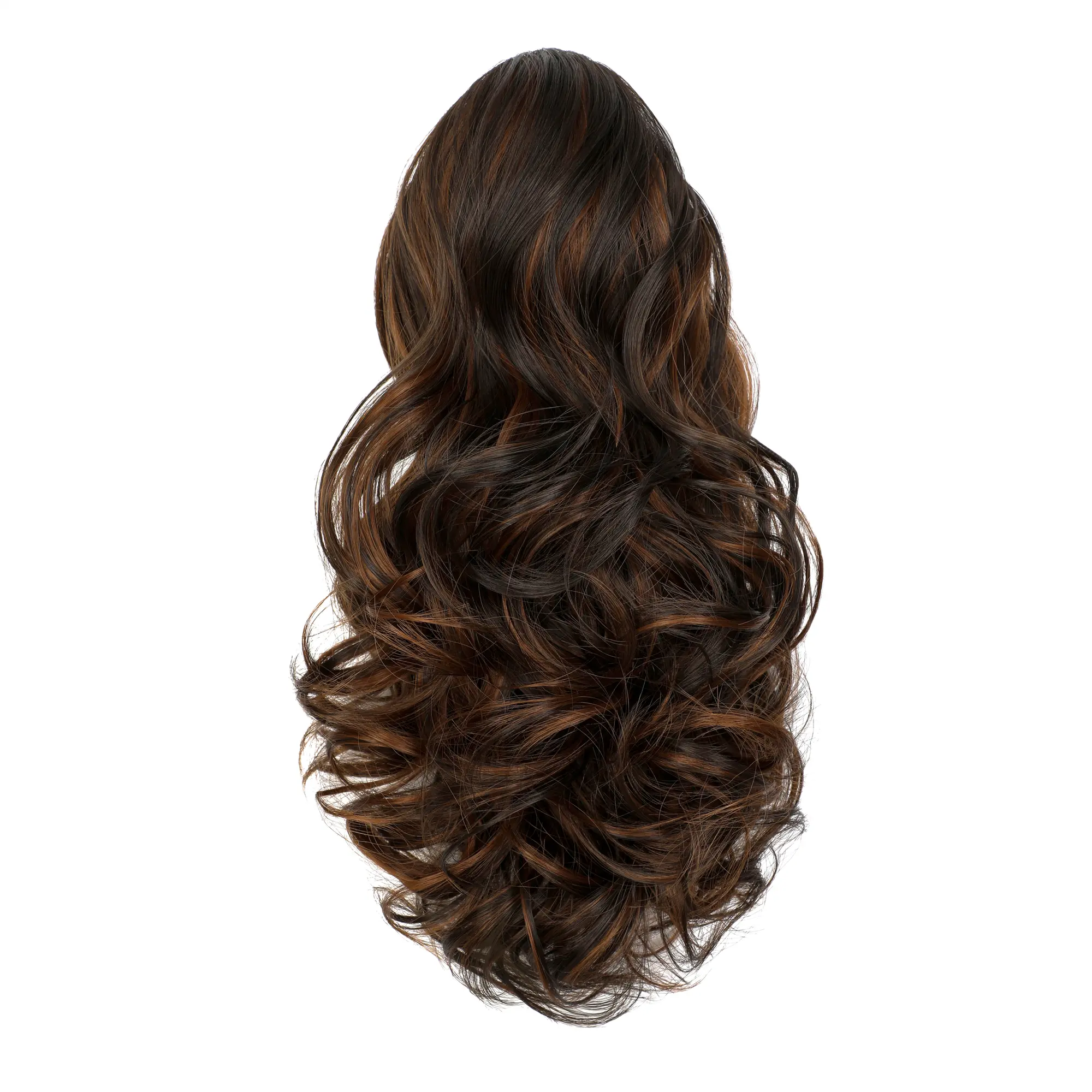 Dark Brown Mix Light Auburn