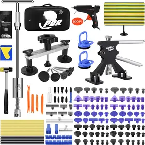 Dent Puller Kit, 169 count Paintless Dent Removal Kit, Hail Dent Repair Kit Can Removal 99% of   in 30 Minutes for Repairing Big , Small , Dings and Hail