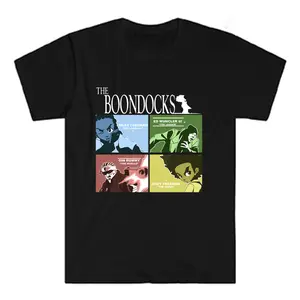 The Boondocks Series Graphic Tee, The Boondocks Unisex T-Shirt - Perfect Gift for Anime & Gaming Fans