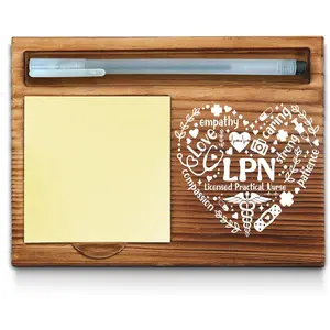 LPN Gifts for Women, Men, Licensed Practical Nurse Sticky Notes Holder, Licensed Practical LPN Nurse Graduation Week Gifts Office Desk Decor Self-Stick Note Pad Holders WPP53