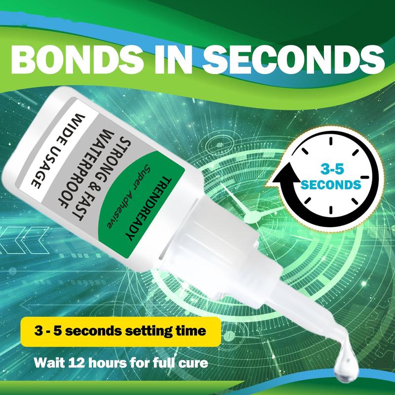 4PCS Magic Glue Shoe Glue New Super Glue Clear, StrongAdhesive,Fast Drying Cyanoacrylate Glue forWood,Rubber,Leather, Plastic, Metal, Rhinestone Jewelry,DIY Crafts